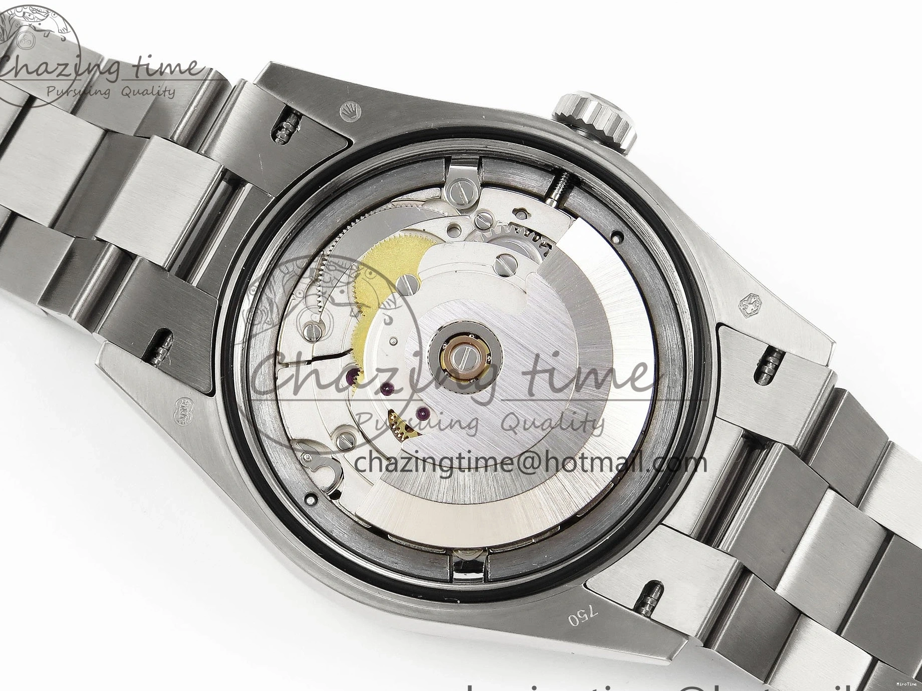 MiroTime 0310 Day Date 36 SS TWSF Best Edition White Diamonds Dial on SS Bracelet A Trendsetting 1604